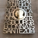Hommage à Johann Knauth - Bronze poli miroir et bronze doré par électrolyse