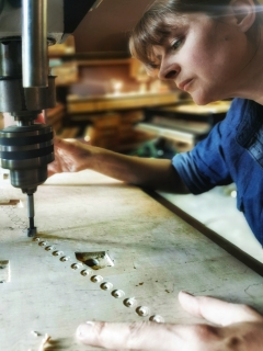 Perçage sommier Erard 1841 Perçage sommier Erard 1841