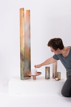 Soyer-Chardon-Lueurs-Cuivre émaillé-©APGaignon Soyer-Chardon-Lueurs-Cuivre émaillé-©APGaignon