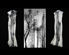 You can not step into the same river twice 2018 ©francoise Hoffmann<br>Musée National chinois de la soie de Hangzhou – 1er prix du Festival du Qipao octobre 2018